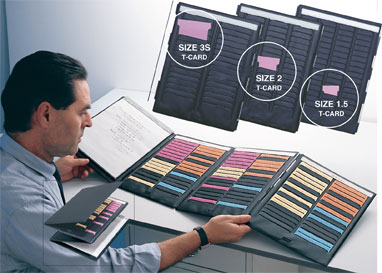 Better Way Inc Portable T-Card Rack and #3 Size T-Cards 